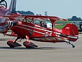 Tornado GR.4 pilot Richard Pargetter returns after displaying his Pitts Special