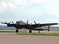 The  Avro Lancaster is marked as a late war 617 Squadron B.1 DV385/KC-A 'Thumper Mk.III'