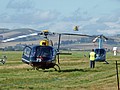 Eurocopter Squirrel HT.1 from the Defence helicopter Flying School where it is flown by 660 Squadron Army Air Corps/705 Naval Air Squadron