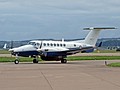 Royal Navy Beech King Air 350ER Avenger T.1 from 750 Naval Air Squadron based at Culdrose