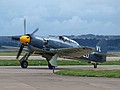 Friday afternoon arrival for the Royal Navy Historic Flight Sea Fury T.20