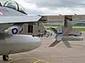 The distinctive TERMA Pylon Integrated Dispensers carried by RDAF F-16