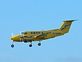 Scottish Ambulance Service Beech 200C King Air G-SASD arriving on Saturday morning