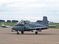 BAC Strikemaster Mk.82A is the combat variant of the Jet Provost and is in the markings worn while serving with the Royal Air Force of Oman