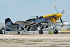 P-51D Mustang 'Never Miss' landing roll