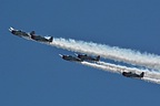 The GEICO Skytypers five-ship formation