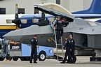 The F-22 Raptor Demo Team ground crew