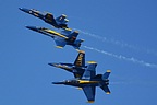 USN Blue Angels dispersing