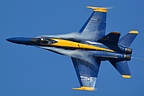 USN Blue Angels solo high-G turn