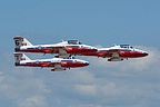 Canadian Snowbirds formation take-off