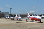 Snowbirds taxiing out for Saturday's display