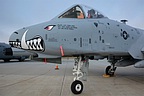 Early morning on the show day, one of the A-10C Thunderbolt II aircraft