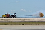 Shockwave Jet Truck braking parachute