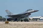 F-16 Viper Demo landing back at Quonset State airport