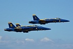 USN Blue Angels starting their practice display on Friday