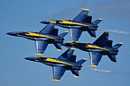 USN Blue Angels formation on Saturday