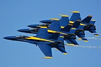 USN Blue Angels stacked formation