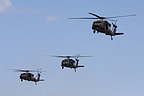 UH-60 Blackhawk formation Combined Arms demonstration