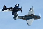 TBM Avenger and FG-1D Corsair formation