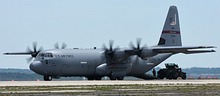C-130J 51435 back on the ground to deploy the HUMV/V