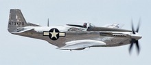 P-51D Mustang high speed pass