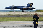USN Blue Angels' photographer getting her shot of #5 as well