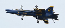 USN Blue Angels solos #6 with #5 inverted