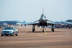 Royal Air Force Typhoon FGR.4 on the taxiway
