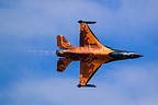 RNLAF F-16AM afterburner pass
