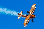 Action shot of one of the Breitling Wing-Walkers