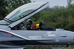 Captain R 'Grat' Thys was the BAF F-16 Demo pilot for 2013