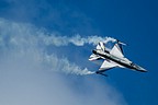 The underside of the BAF F-16AM catching some sunlight