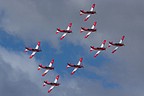 Swiss Air Force PC-7 Team formation display