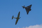 RAF Typhoon & Spitfire Synchro Pair