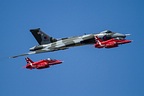 Vulcan XH558 Red Arrows formation