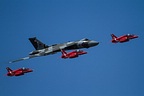 Vulcan XH558 Red Arrows formation