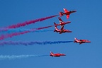 RAF Red Arrows Aerobatic Display