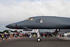 USAF B-1B Lancer in the static display