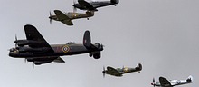 Battle of Britain Memorial Flight full formation