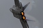 USAF F-22A Raptor afterburner