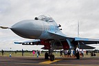 Ukrainian Air Force Su-27UB1M static