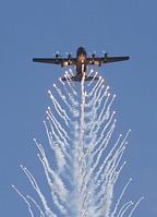 RNZAF C-130H dropping flares
