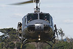 RNZAF UH-1H armed with MAG-58 guns