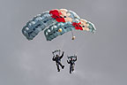 Kiwi Blue parachute team