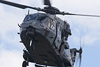 The first RNZAF NH90 taking off for its display