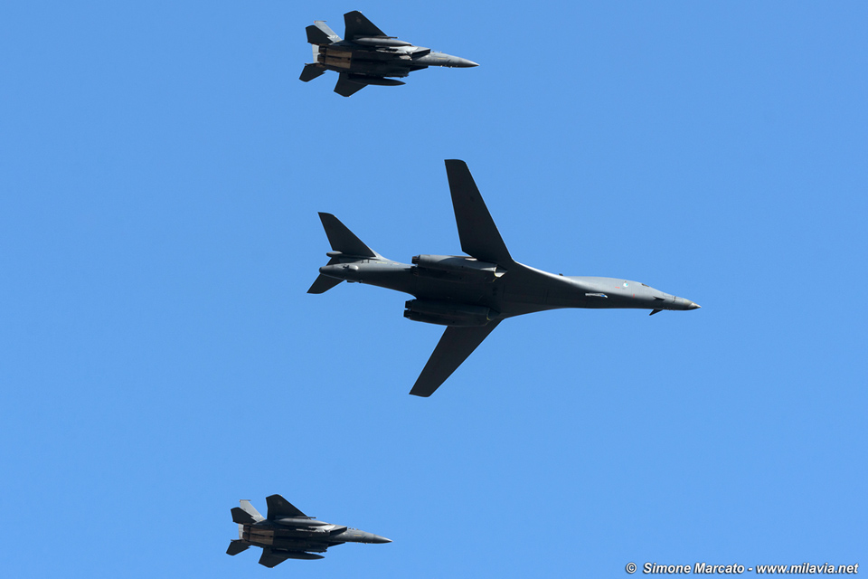 USAF B-1B Lancer & RoKAF F-15K Slam Eagle