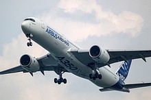 A350 XWB takes off for its flying display