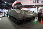 ST Engineering stand with Next Generation AFV