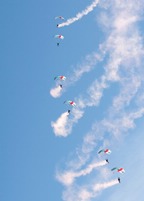 Kiwi Blue Parachute Display Team