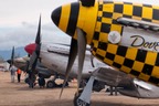 North American P-51D Mustangs